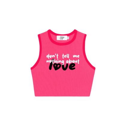 NO LOVE GIRLIES CROP TEE