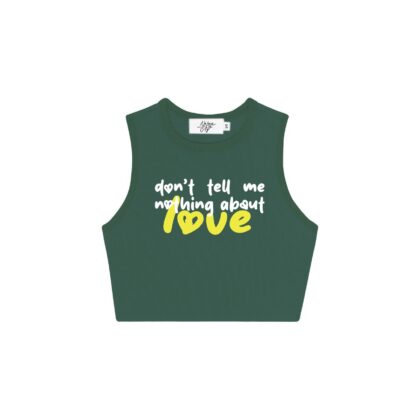 NO LOVE GIRLIES CROP TEE